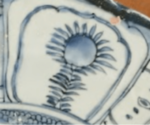 peaches on porcelain