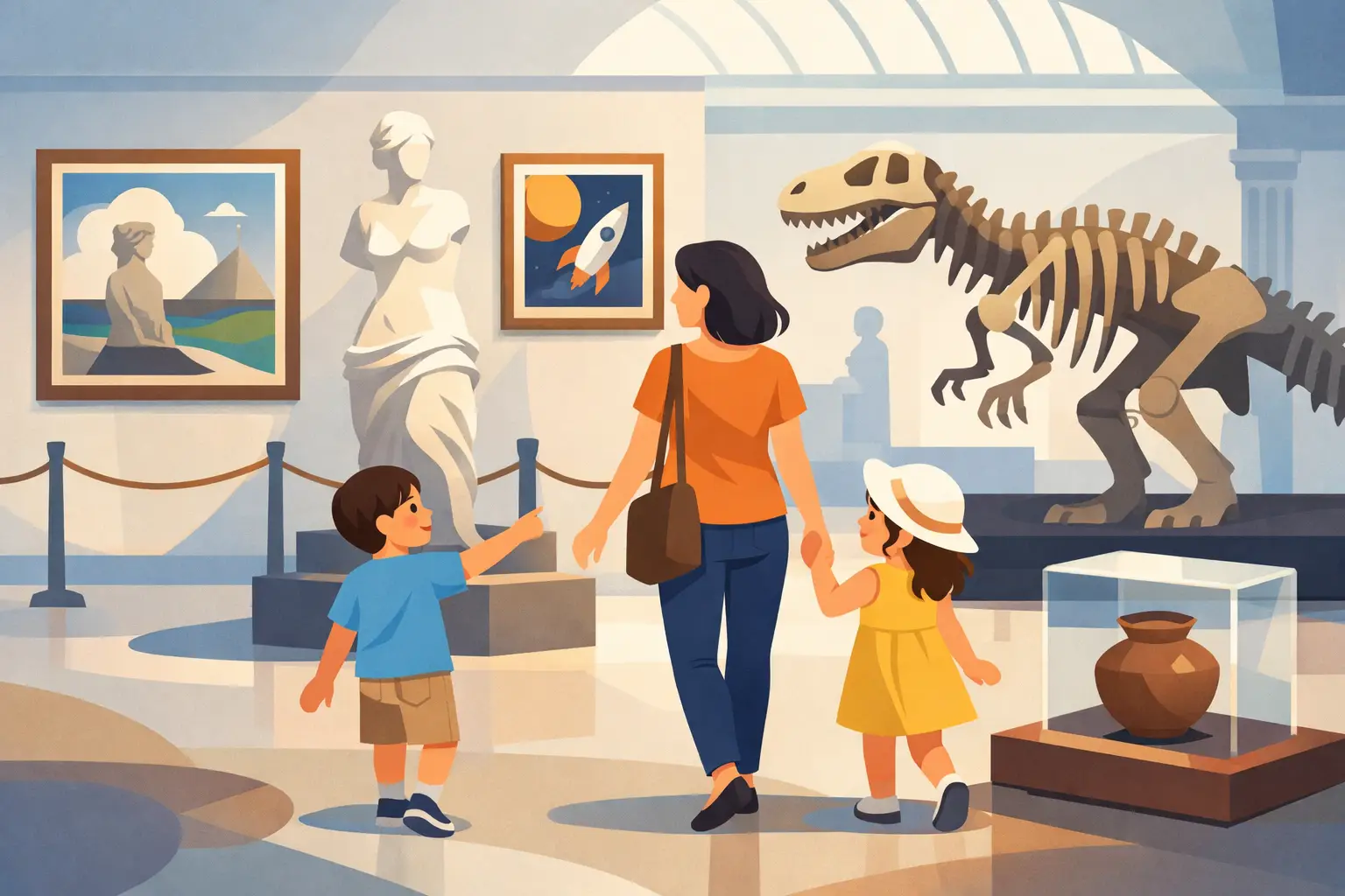 How to Visit Museums with Children Well
