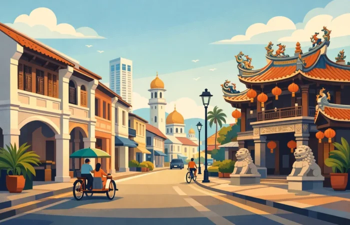 King Street at Georgetown Penang