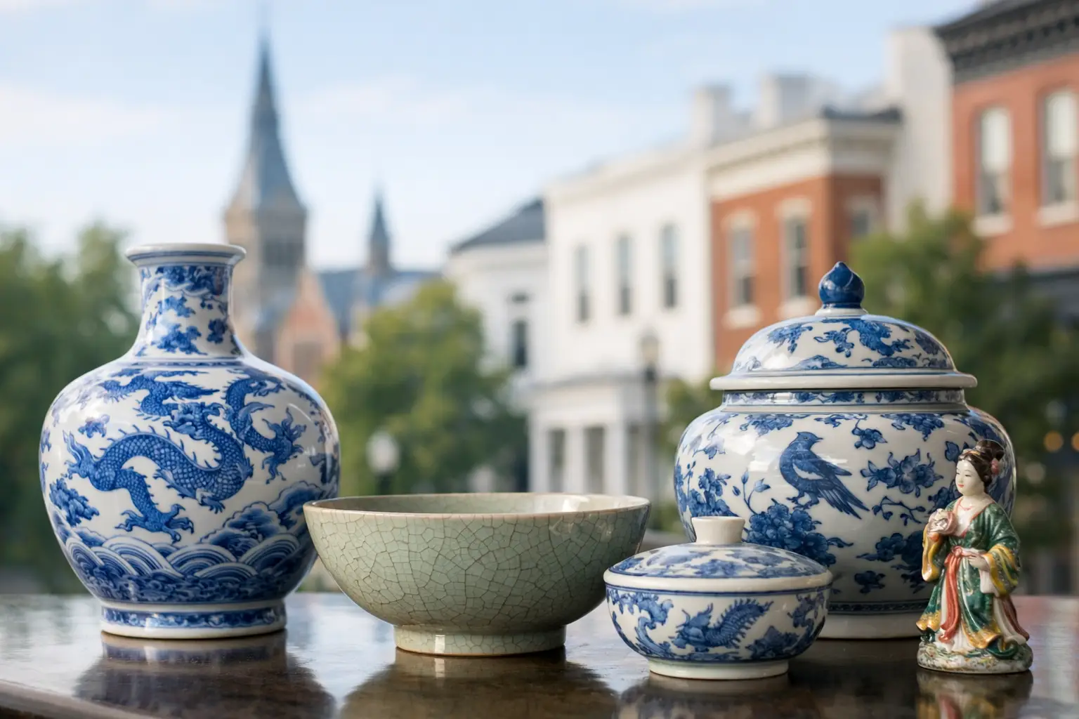 Ming and Qing Dynasty Fine Ceramic in Georgetown