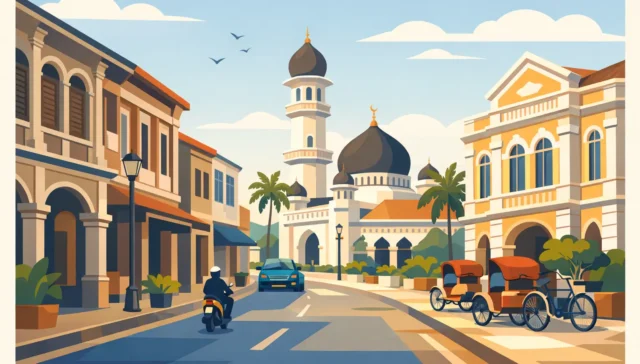 Church Street at Georgetown Penang