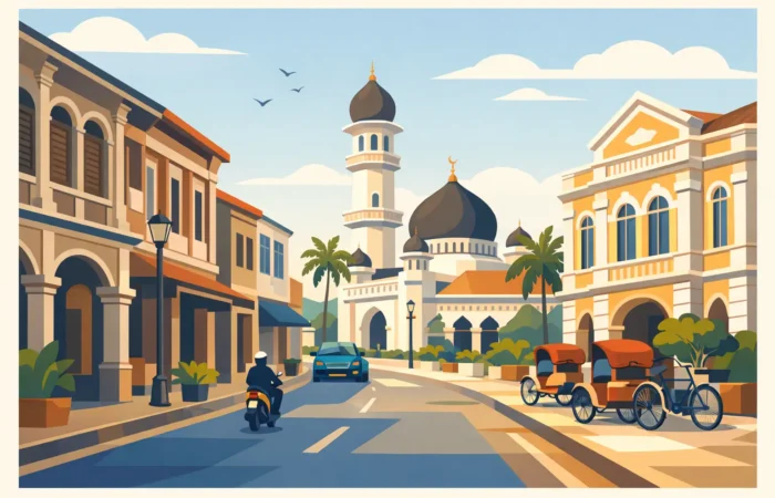 Church Street at Georgetown Penang