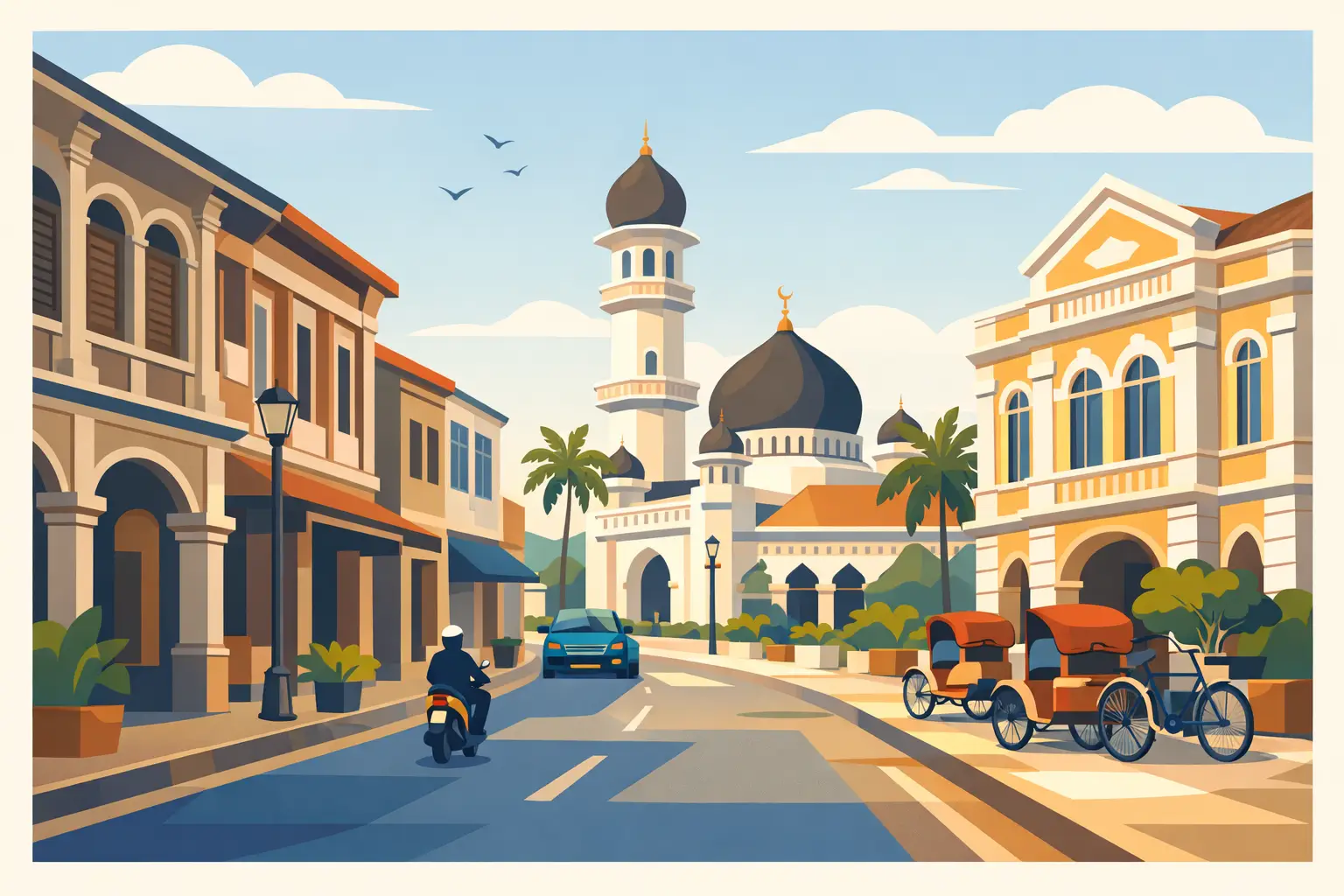 Church Street at Georgetown Penang