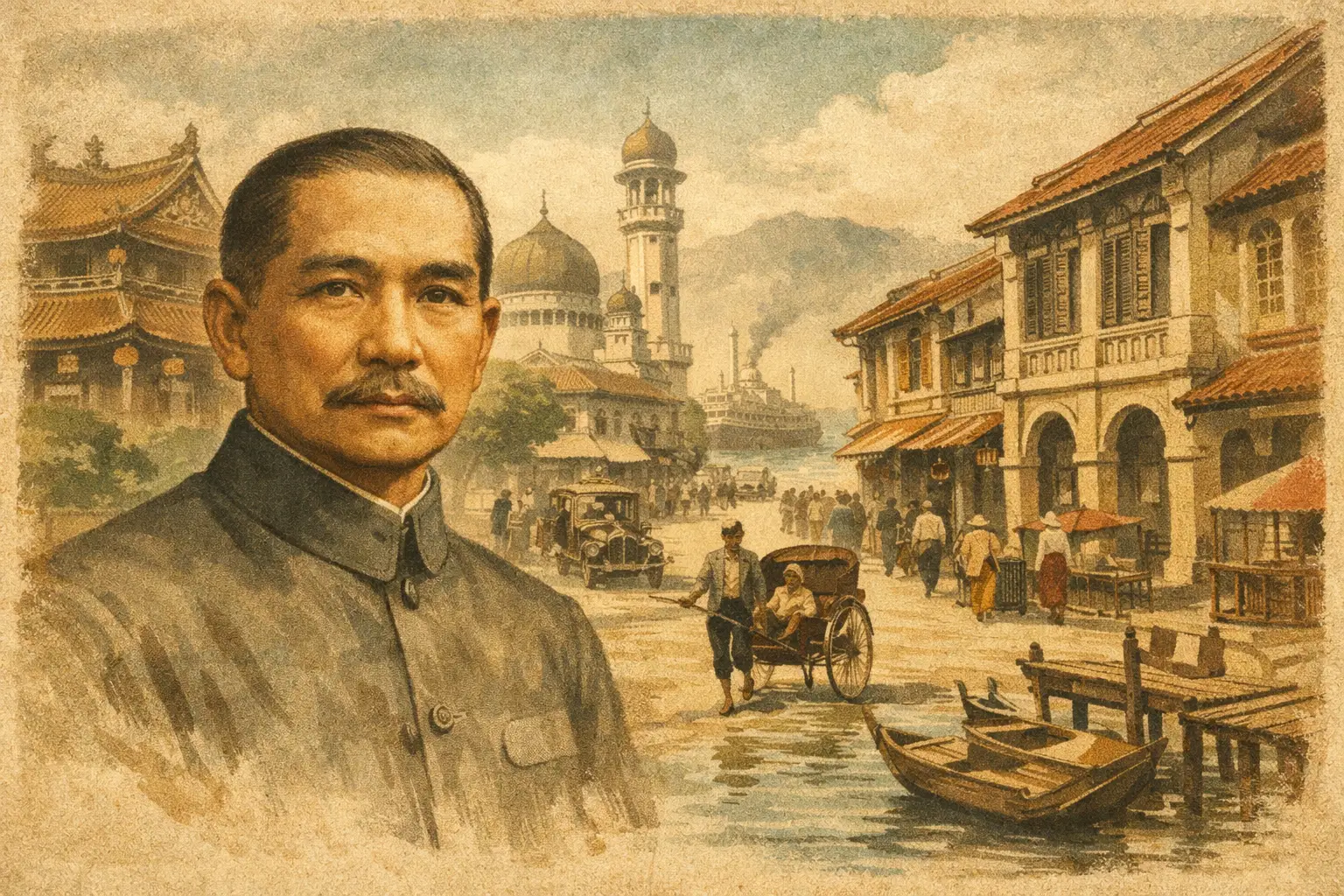 Dr Sun Yat Sen's Penang Georgetown Connection