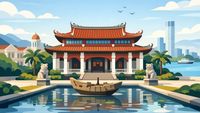 海峡东方博物馆是槟城乔治市的主要旅游景点之一 in Chinese
