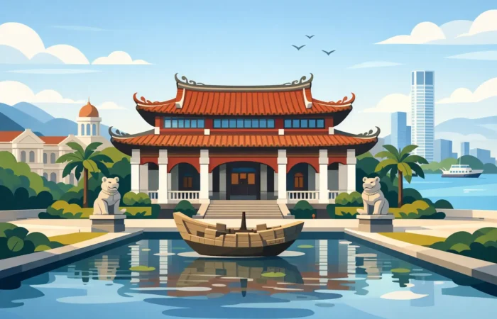 海峡东方博物馆是槟城乔治市的主要旅游景点之一 in Chinese