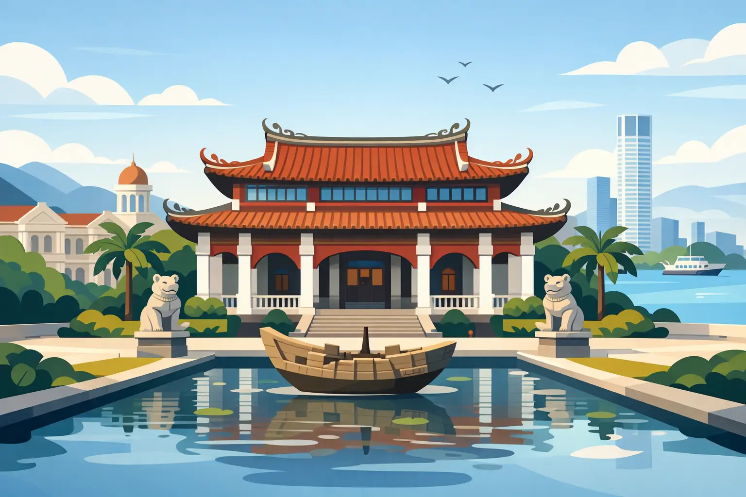 海峡东方博物馆是槟城乔治市的主要旅游景点之一 in Chinese