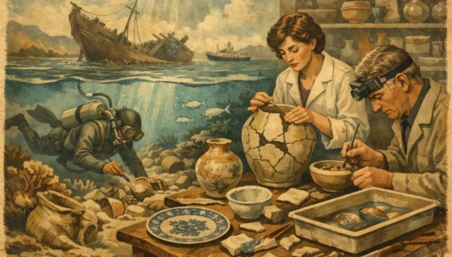 How Shipwreck Ceramics Are Conserved