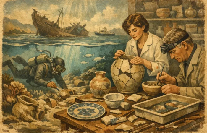 How Shipwreck Ceramics Are Conserved