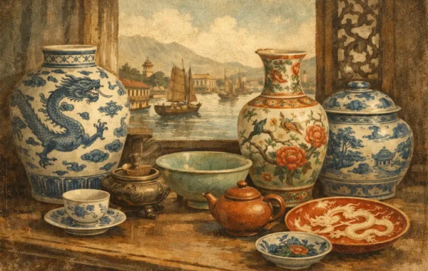 Important Ming and Qing Ceramics at Straits & Oriental