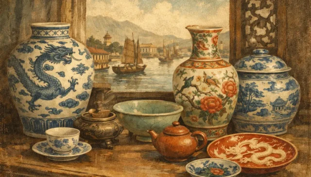 Important Ming and Qing Ceramics at Straits & Oriental