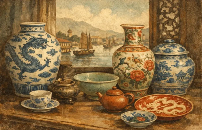 Important Ming and Qing Ceramics at Straits & Oriental