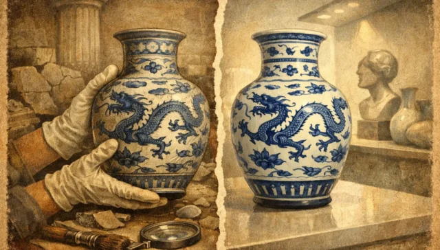 Porcelain Artefacts Versus Modern Replicas