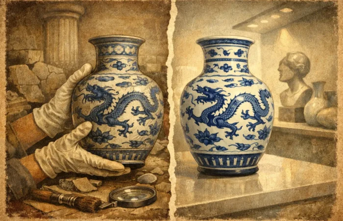 Porcelain Artefacts Versus Modern Replicas