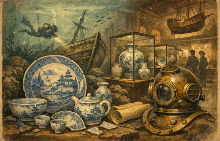 Which Shipwreck Museums Display Porcelain?