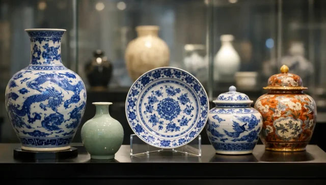 Ming Dynasty Ceramic Showcase at Straits and Oriental Museum