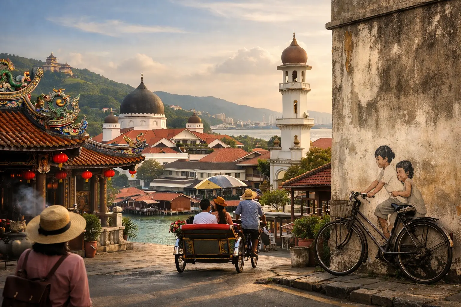 Penang Tourist Attraction for Culture and Time