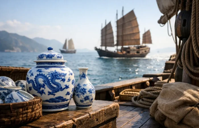 Yuan Porcelain Trade Links Across the Seas