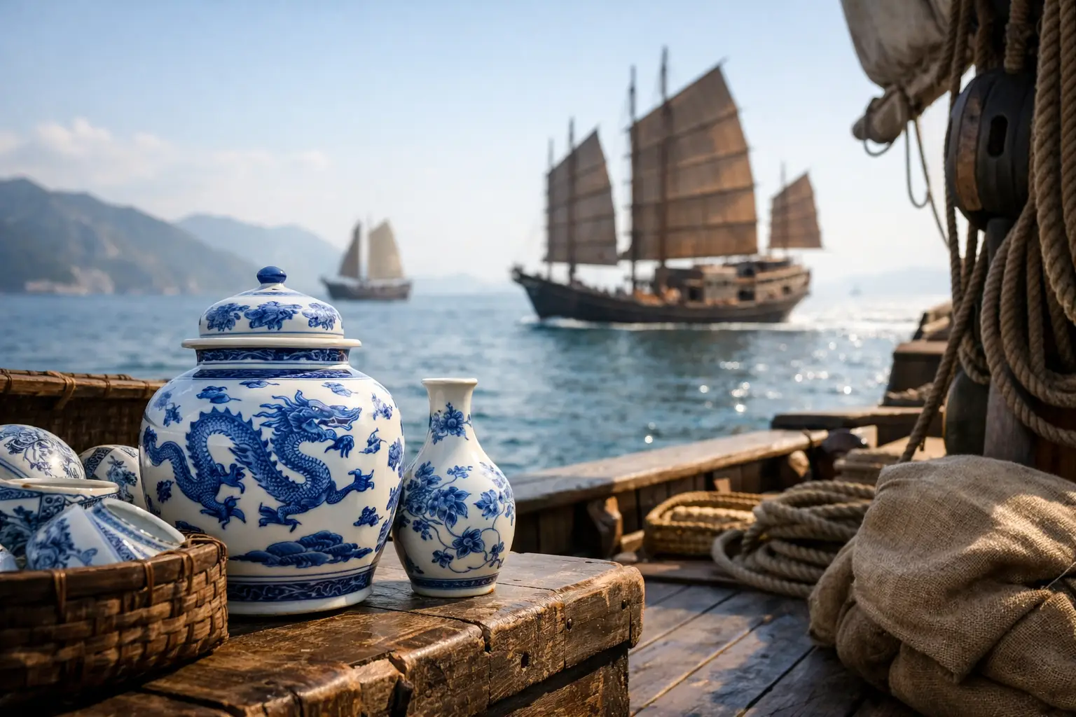 Yuan Porcelain Trade Links Across the Seas