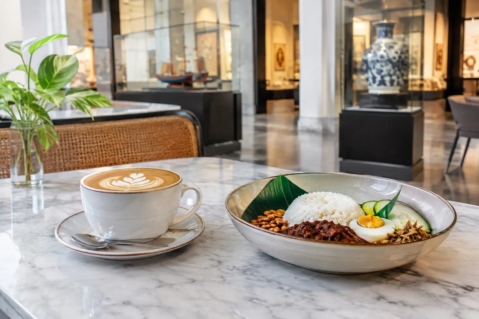 A Visit to Straits Cafe at Straits and Oriental Museum