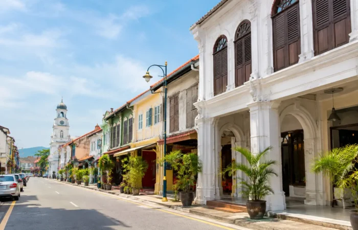 Landmarks at King Street in Georgetown, Penang