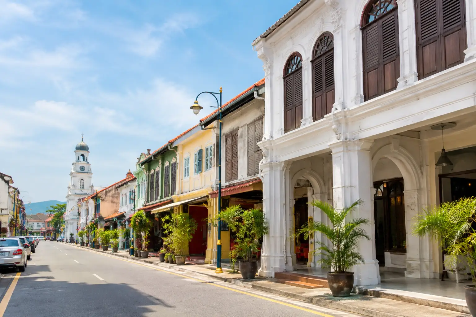 Landmarks at King Street in Georgetown, Penang